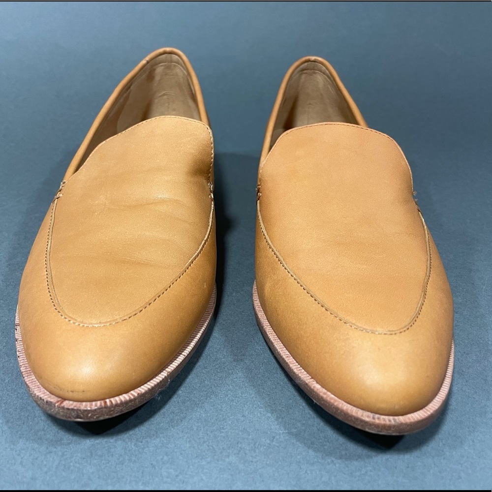 Madewell Tan Leather Loafers